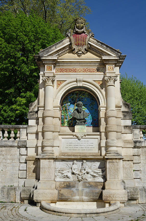 Clement Marot Fountain in Cahors France Photograph by RicardMN Photography