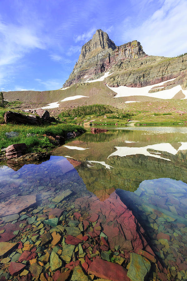 Clements Mountain Reflections Photograph by Jack Bell