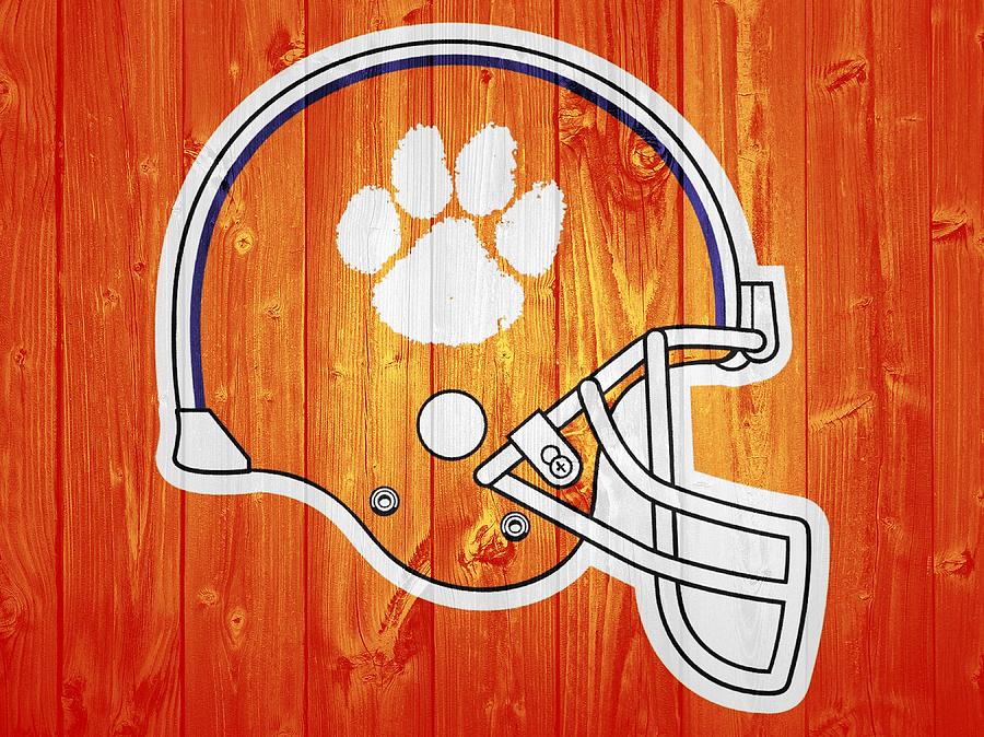 Clemson Tigers Mixed Media - Clemson Barn Door by Dan Sproul Clemson Tigers Mixed Media - Clemson Barn Door by Dan Sproul