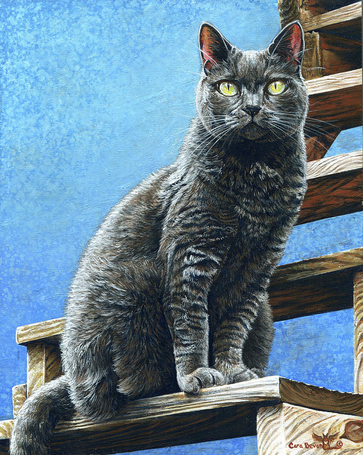 Cleo Painting by Cara Bevan 