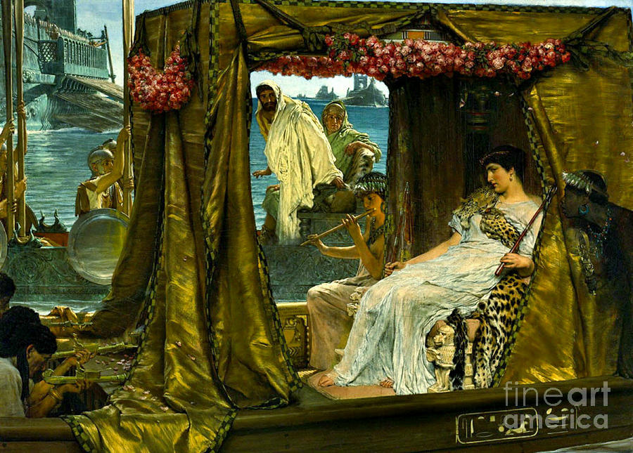 Cleopatra and Anthony 1883 Photograph by Padre Art