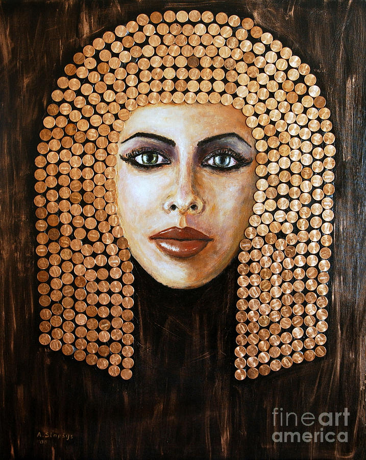 Cleopatra Painting by Arturas Slapsys
