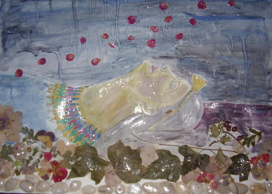 Fantasy Painting - Cleopatra is Dreaming by Naomi Bowman