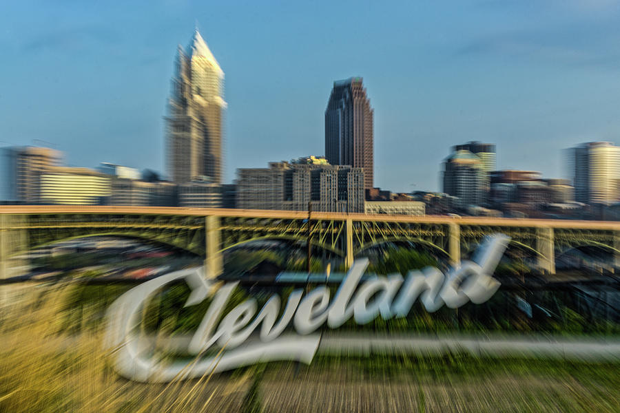Cleveland Blur Photograph by Stewart Helberg