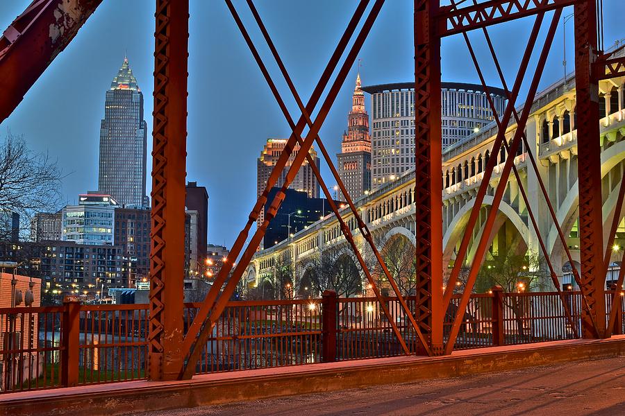 Cleveland Bridge View Photograph