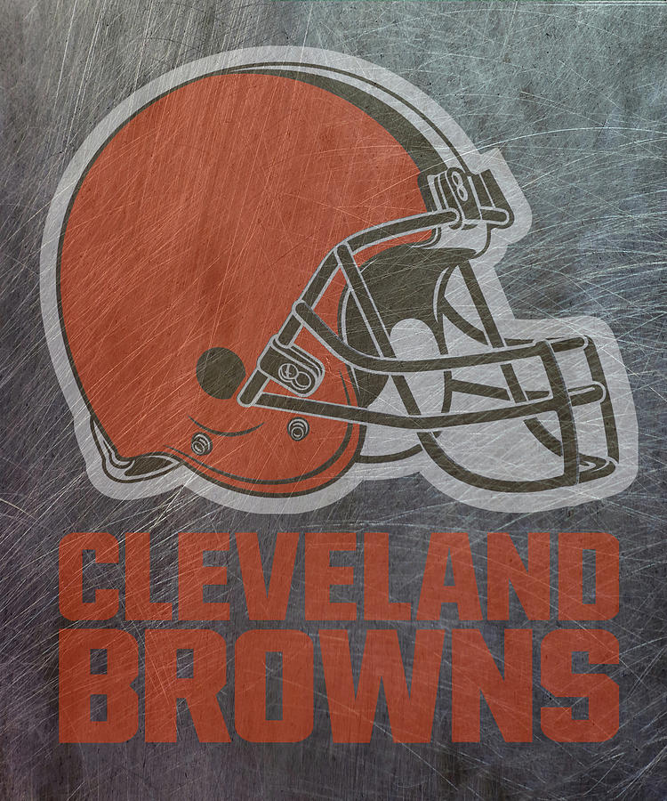 Cleveland Browns Translucent Steel Mixed Media by Movie Poster Prints