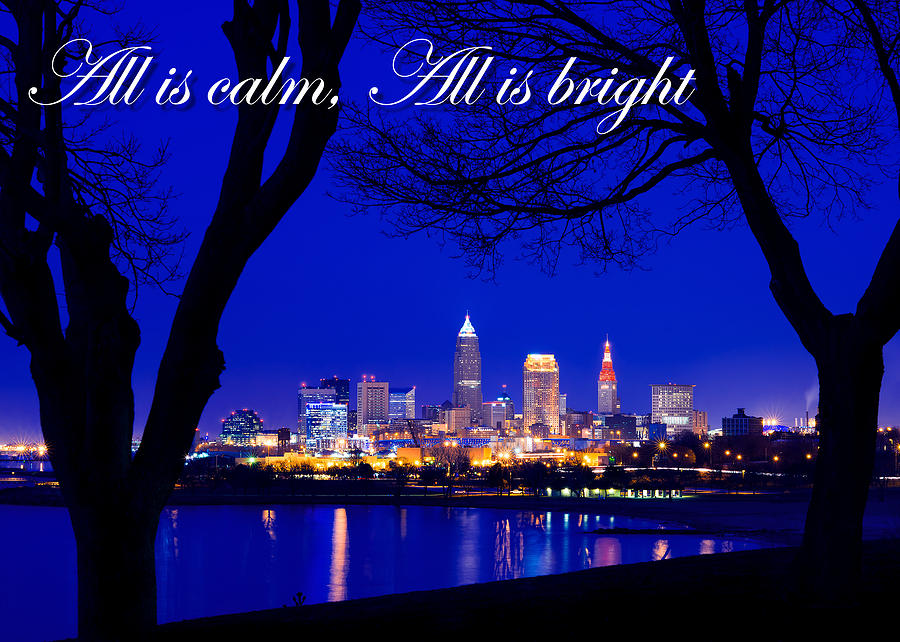 A Cleveland Christmas Photograph by Clint Buhler