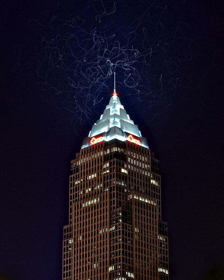 Cleveland Illuminated and Electrified Photograph by Frozen in Time Fine Art Photography