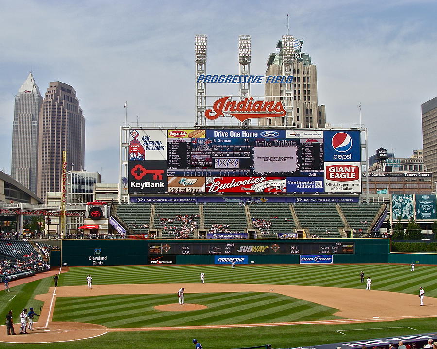 Cleveland Indians at Progressive Field by MB Matthews
