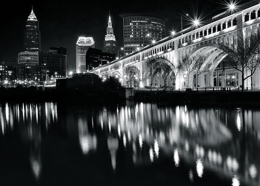Cleveland Monochrome Delight Photograph by Frozen in Time Fine Art Photography