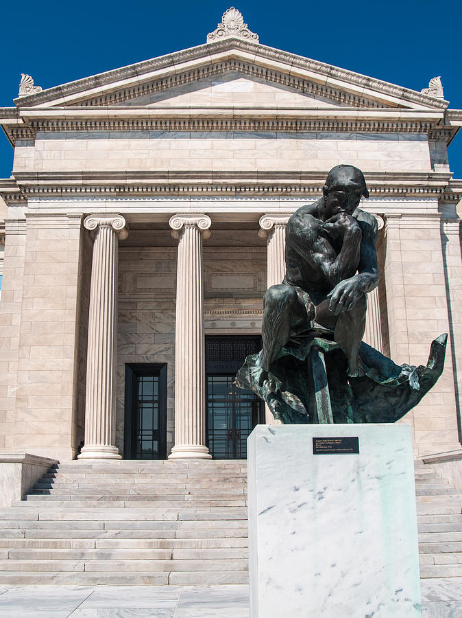 Cleveland Museum of Art, The Thinker Photograph by Stewart Helberg