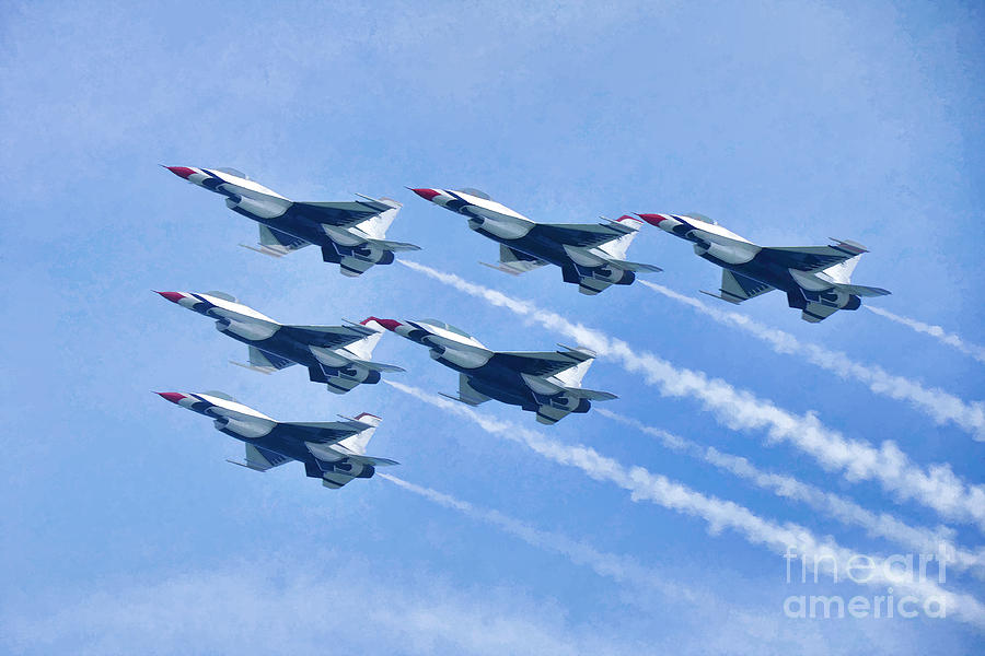Cleveland National Air Show - Air Force Thunderbirds - 1 Photograph by Mark Madere