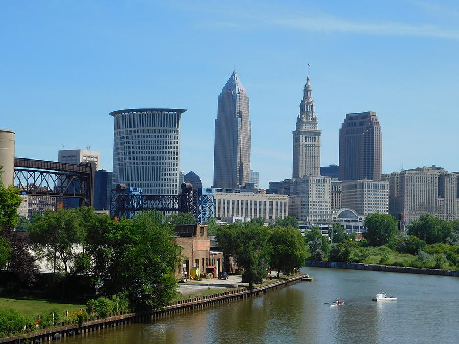 Cleveland Oh Rolling On The River Photograph