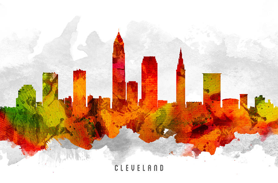 Cleveland Ohio Cityscape 15 Painting