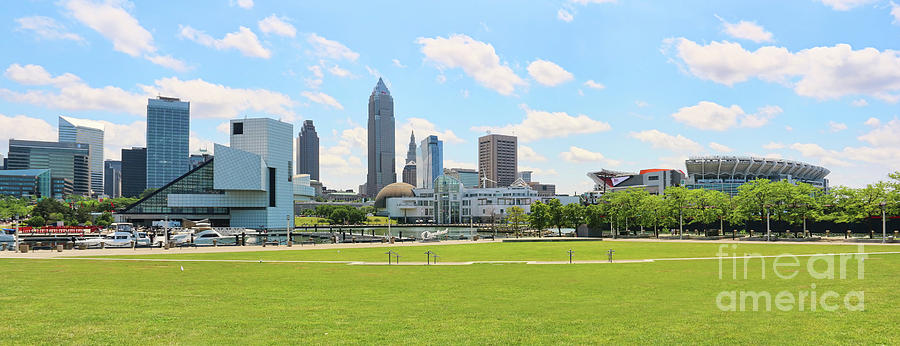 Cleveland Ohio Panorama1 Photograph by Jack Schultz