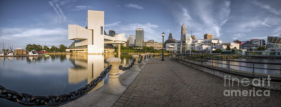 Cleveland Photograph - Cleveland panorama by James Dean