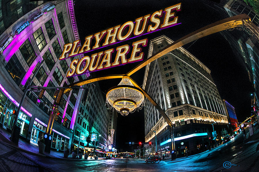 Cleveland Playhouse Square Photograph by Dee Riley Pixels