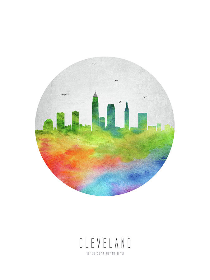 Cleveland Skyline Usohcl20 Digital Art