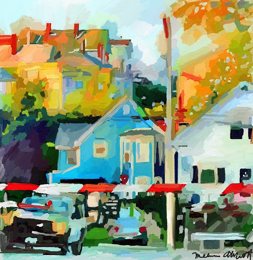 Cleveland Street Gloucester, Ma Painting by Melissa Abbott