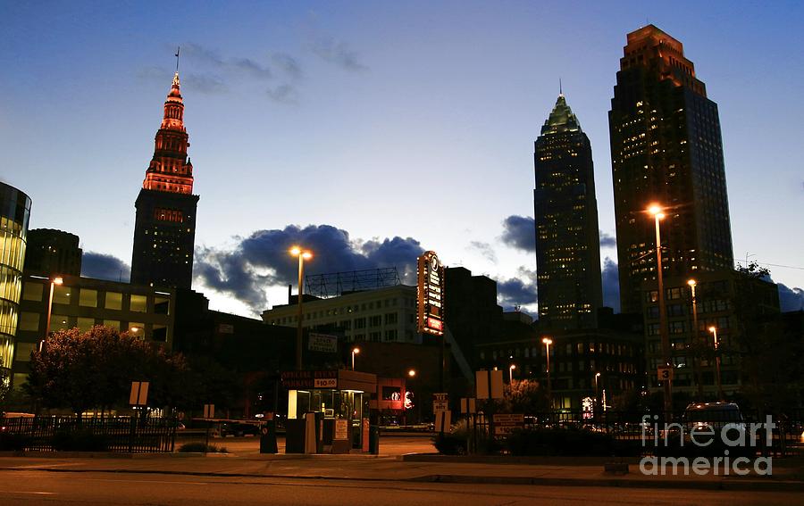 Cleveland City Sunset Sky Photograph By Douglas Sacha Fine Art America