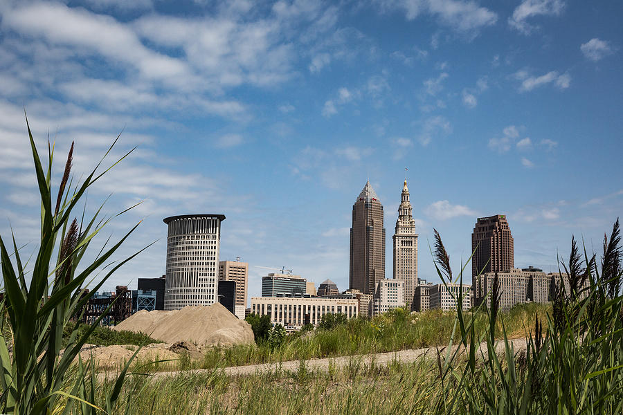 Cleveland Through The Green Photograph by Dale Kincaid