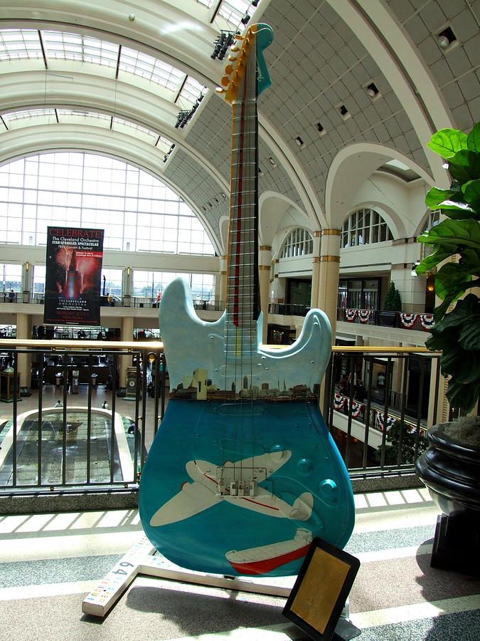 Cleveland Tower City Guitar IV Photograph by Michiale Schneider