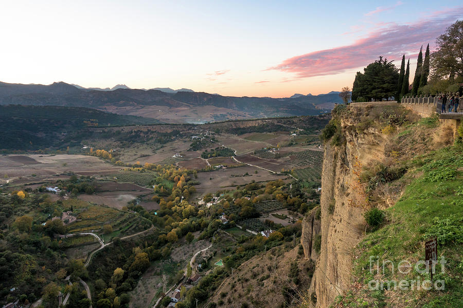 Cliff at Ronda Malaga Photograph by Perry Van Munster
