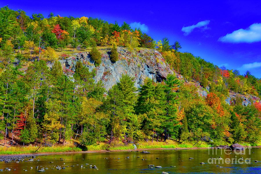 Cliff of Color Photograph by John Fabina
