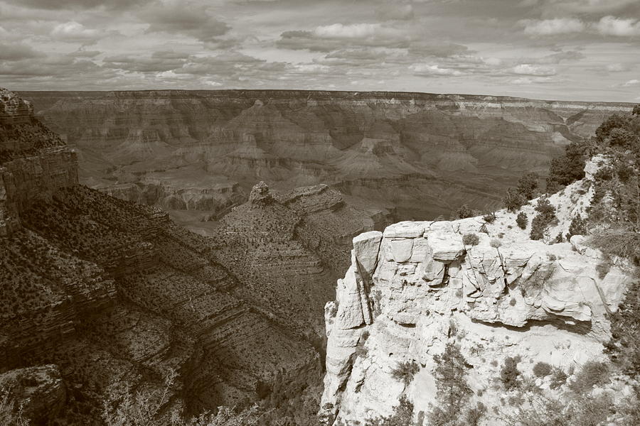 Cliff over the Canyon Photograph by Christopher J Kirby