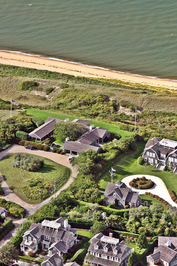 Cliff Road Houses Nantucket Island 5 Photograph by Duncan Pearson