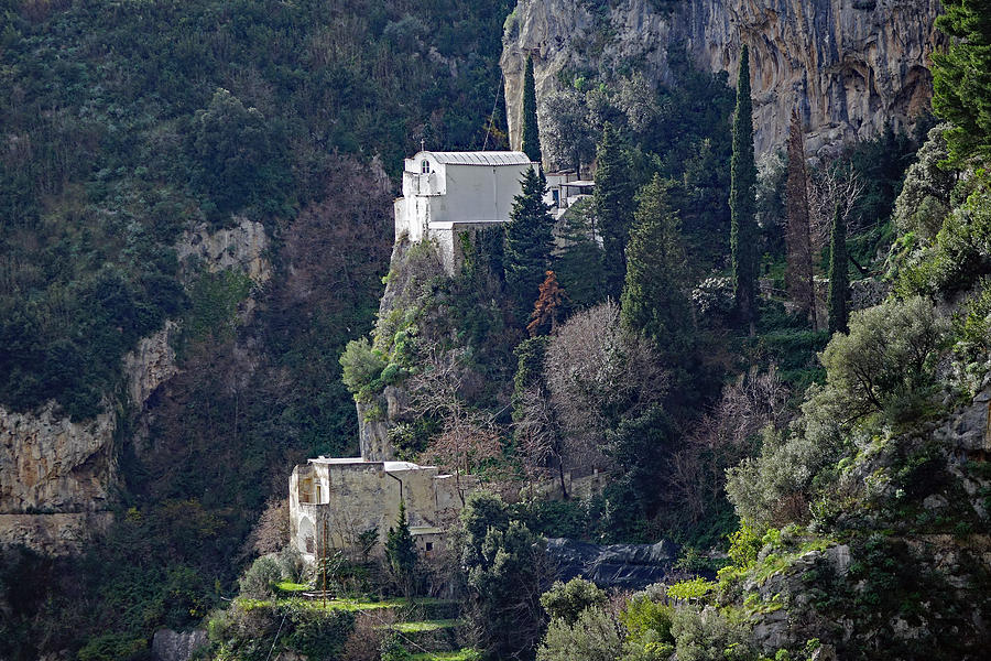Cliff Side Churches Near Ravello Italy Photograph by Rick Rosenshein