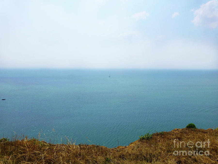 Cliff top Sea view Photograph by Francesca Mackenney