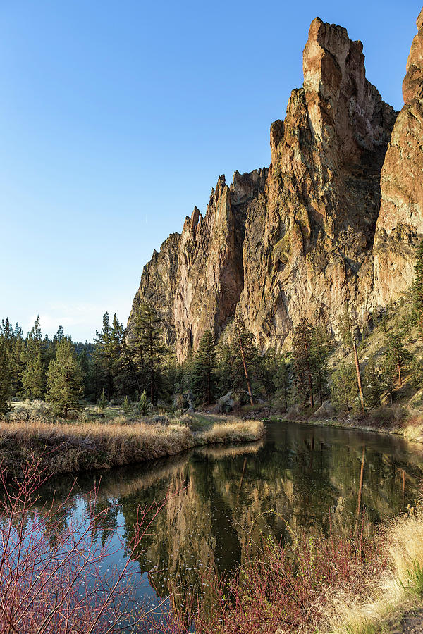 Cliffs Above Crooked River Photograph by Belinda Greb