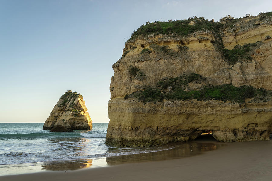 Cliffs and Sea Stacks - the Magic of the Algarve Coast in Portugal Photograph by Georgia Mizuleva