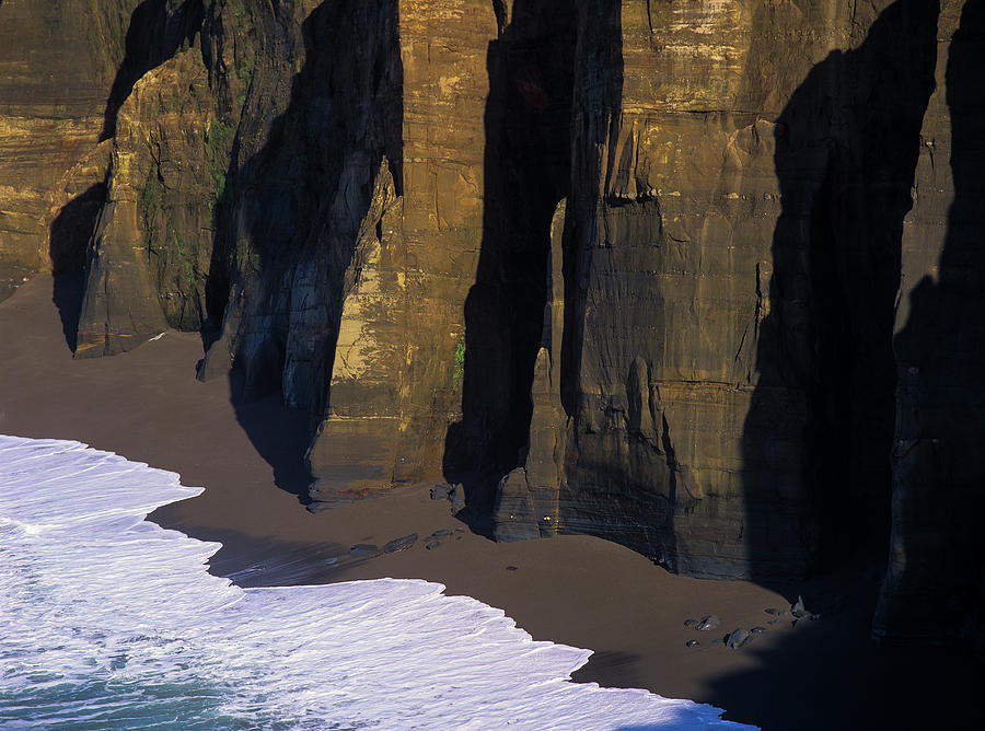 Cliffs at Blacklock Point Photograph by Robert Potts