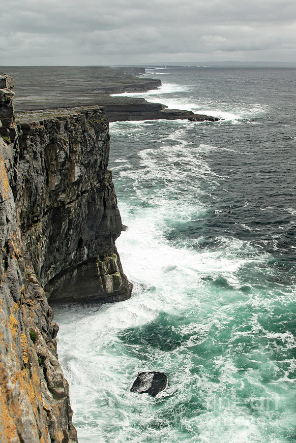 Cliffs at Dun Aonghasa Photograph by Natural Focal Point Photography