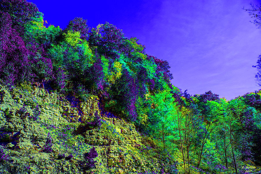 Cliffs Digital Art by David Stasiak