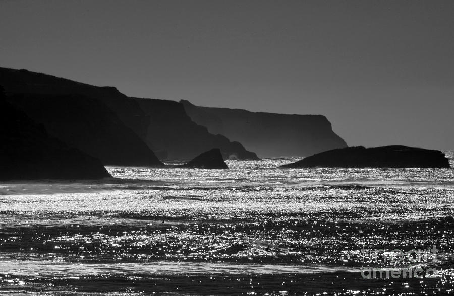 Cliffs in Profile on California Coast Photograph by Kimberly Blom-Roemer