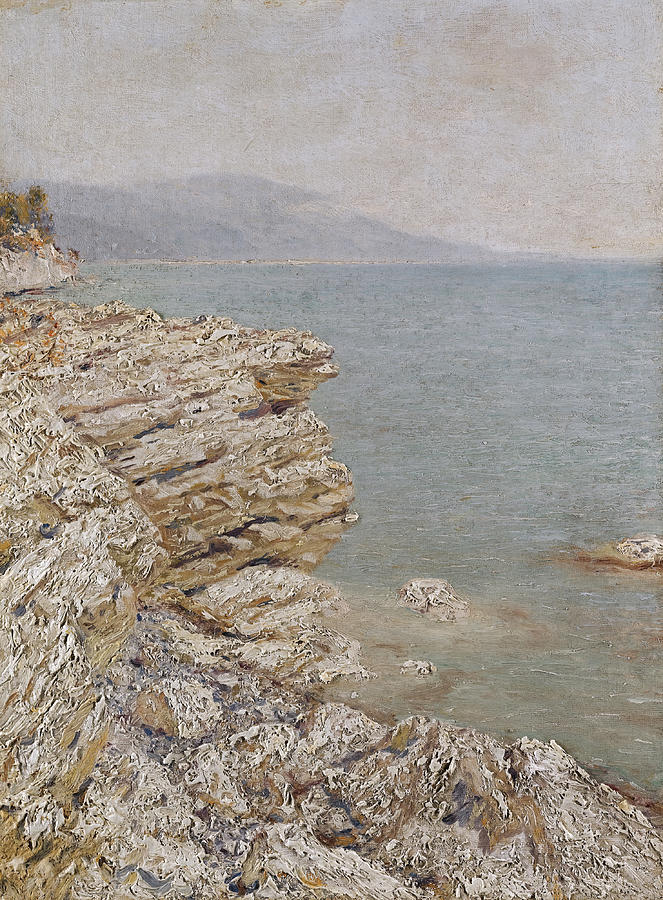 Cliffs Painting by Nikolay Nikanorovich Dubovskoy