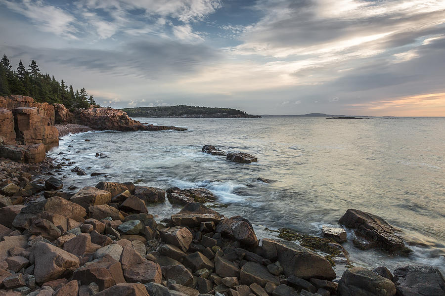 Cliffs of Acadia Photograph by Jon Glaser