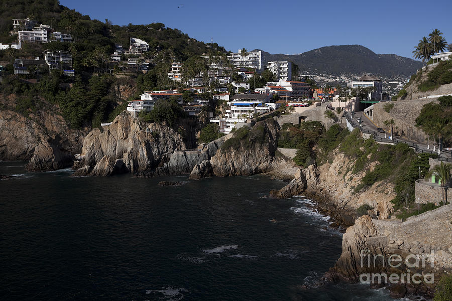 Cliffs of Acapulco Mexico Photograph by Anthony Totah