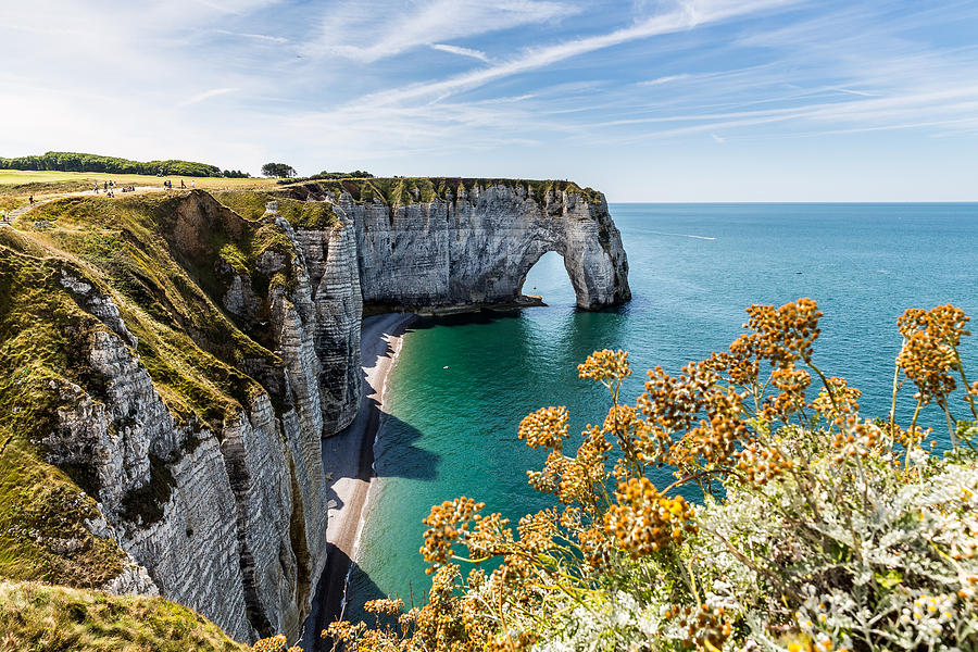 Cliffs of Etretat Photograph by Anders Rosqvist | Fine Art America