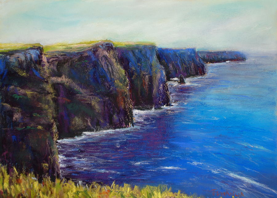 Cliffs of Moher Pastel by Joyce Guariglia