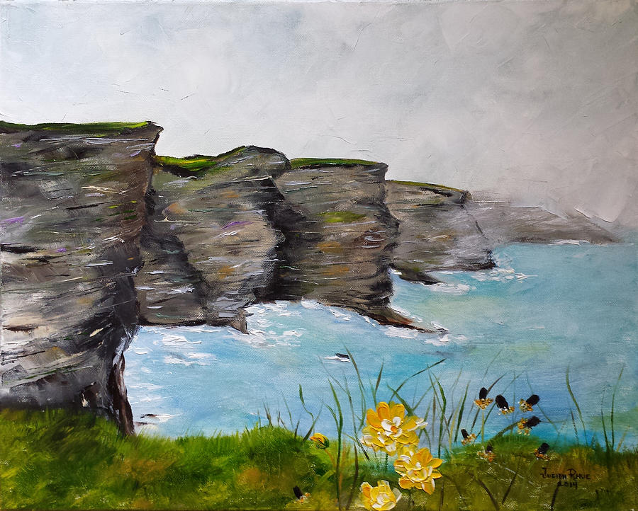 Cliffs of Moher Painting by Judith Rhue