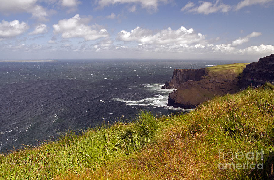 Cliffs of Moher  Hags Head side Photograph by Cindy Murphy - NightVisions 