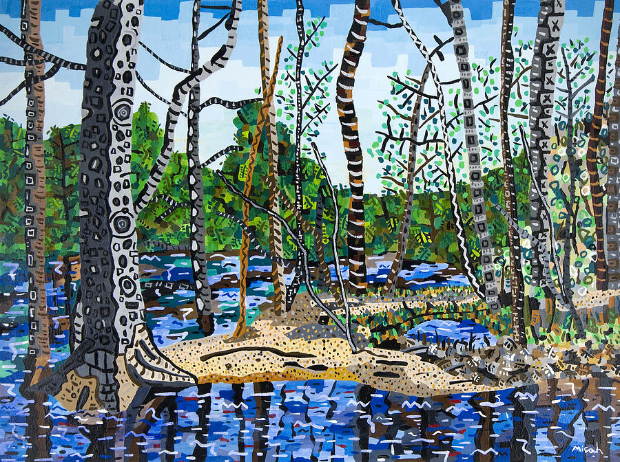 Cliffs Of The Neuse State Park 1 Painting By Micah Mullen