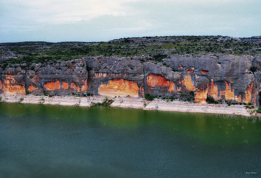 Cliffs Of The Pecos River 002 Photograph by George Bostian