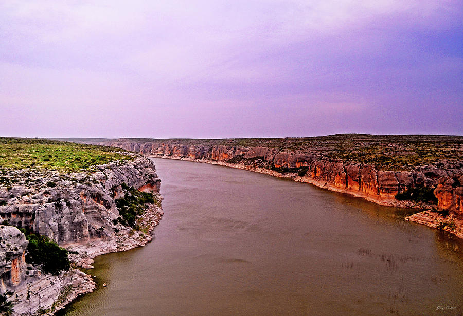 Cliffs Of The Pecos River 003 Photograph by George Bostian