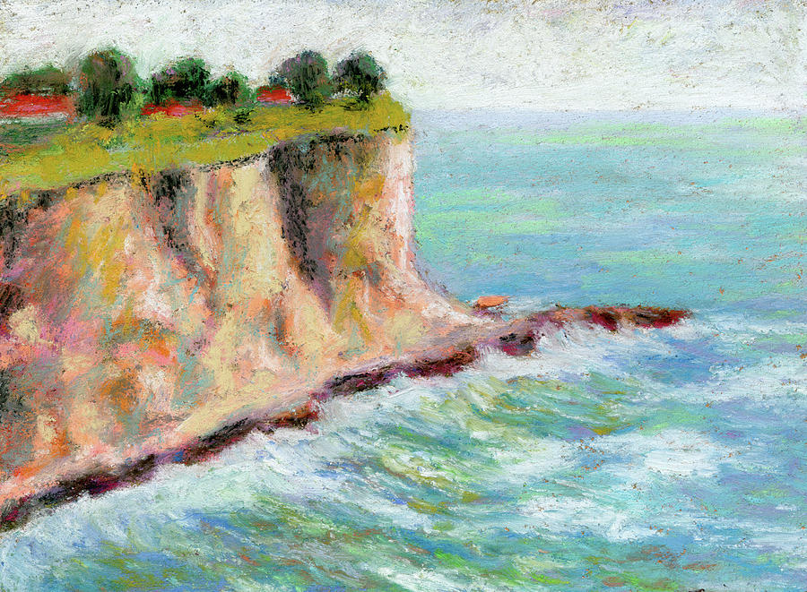 Cliffside Painting by Richard Votch - Fine Art America