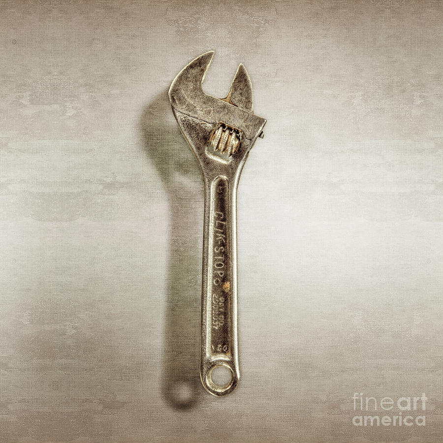 Clik Stop Adjustable Wrench Photograph by YoPedro